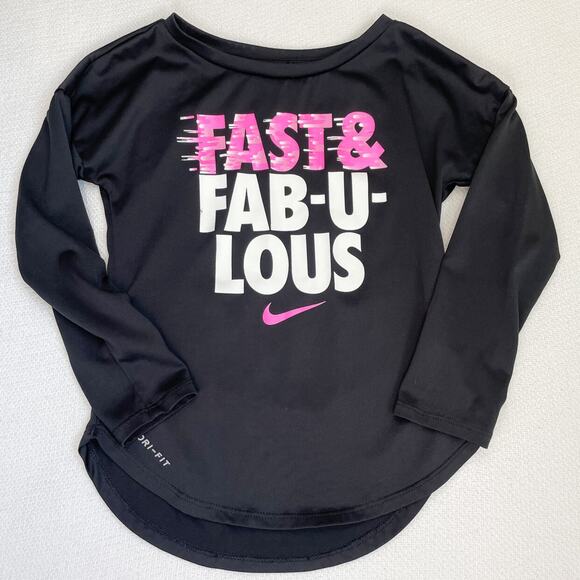 Nike Long Sleeved Dri Fit Tee - Picture 1 of 2